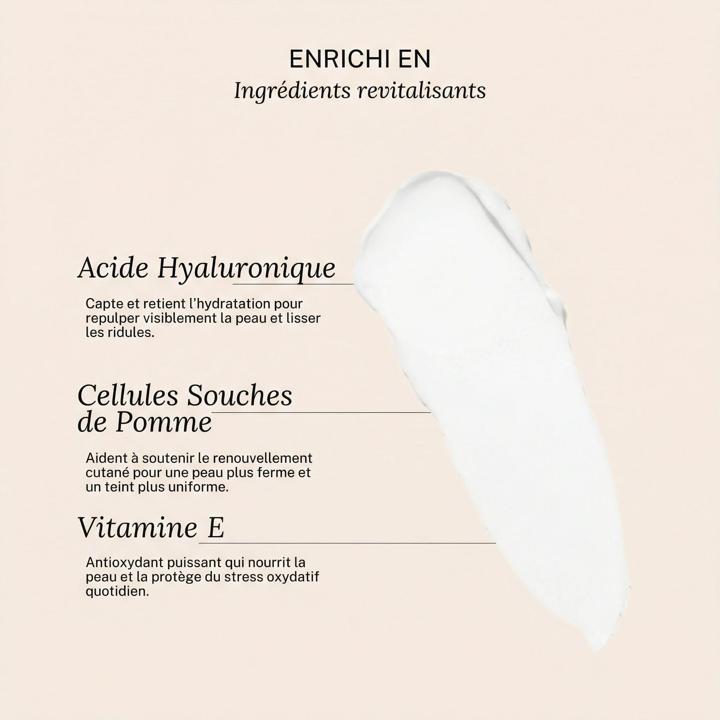 Crème régénérante aux cellules souches de pomme