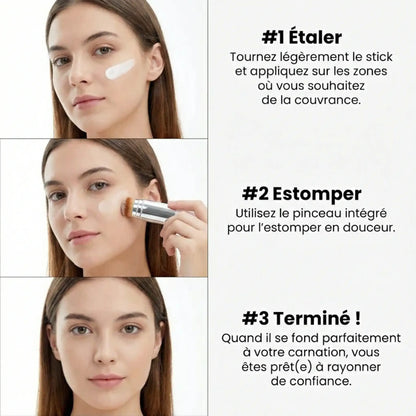Fond de teint auto adaptatif 2-en-1