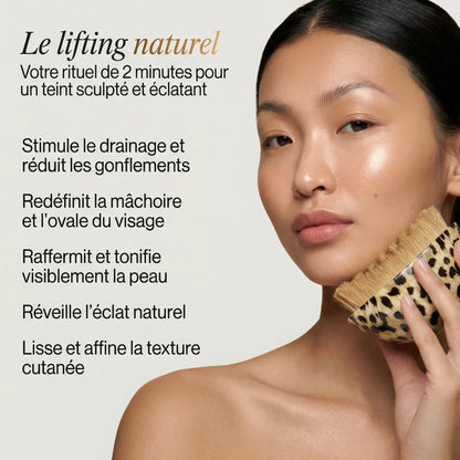 Brosse sculptante visage – drainage lymphatique