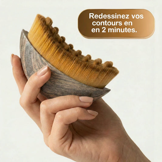 Brosse sculptante visage – drainage lymphatique