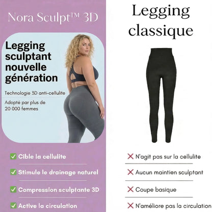 Legging Sculptant Anti-Cellulite 3D