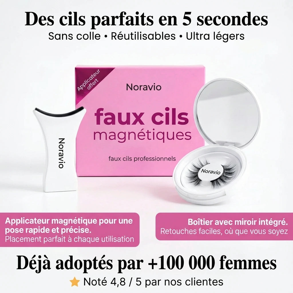Cils magnétiques professionnels Noravio™