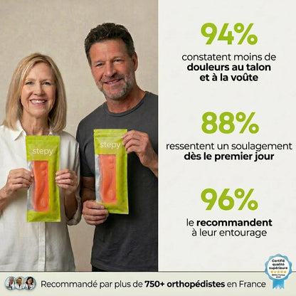 Semelles de soulagement pour douleurs du talon & fasciite plantaire
