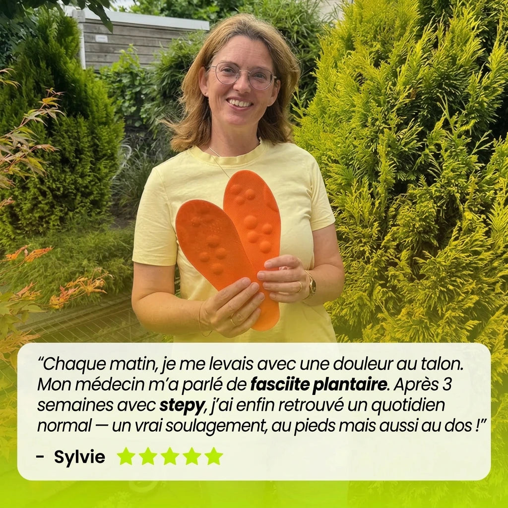 Semelles de soulagement pour douleurs du talon & fasciite plantaire