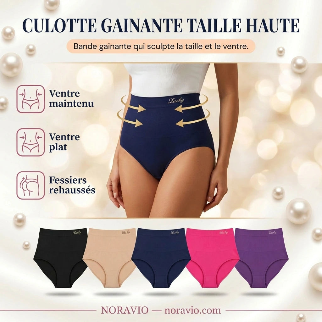 Culotte Gainante Taille Haute — Ventre Plat, Sans Coutures