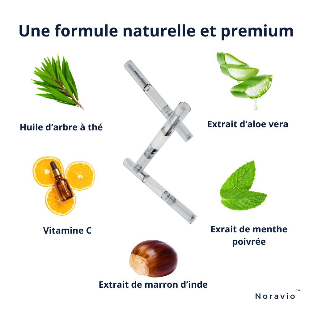 Stylo Ongles Noravio™ | Soin purifiant & réparateur