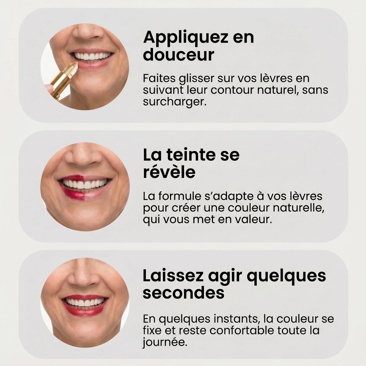 Rouge à lèvres révélateur PH – Noravio™