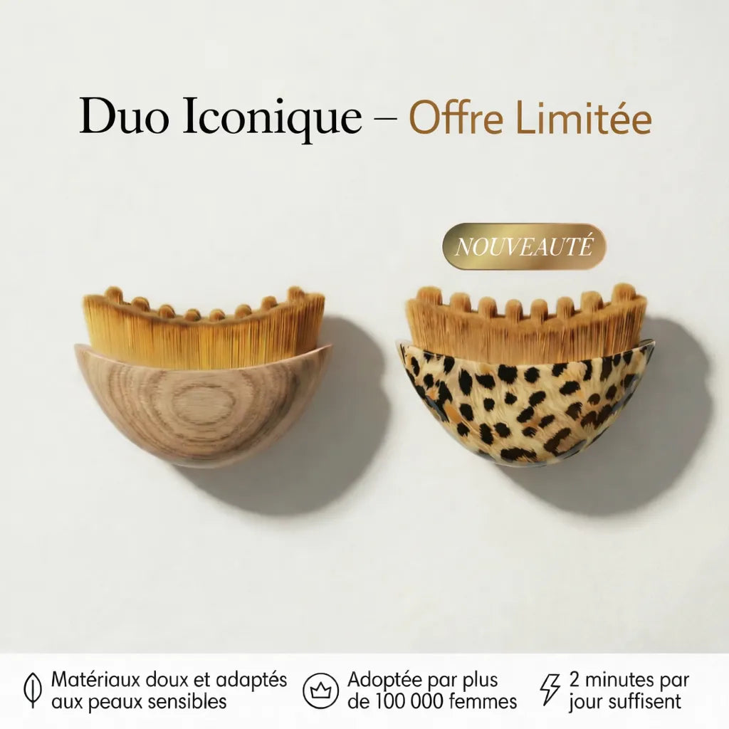 Brosse sculptante visage – drainage lymphatique