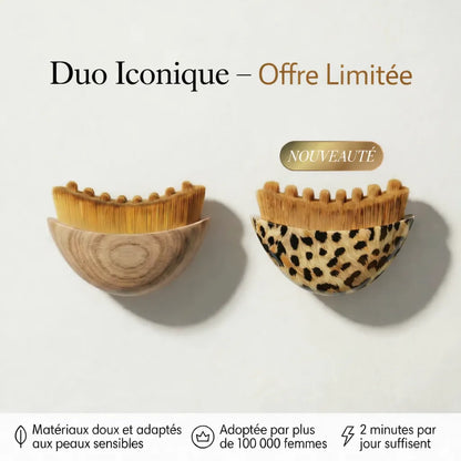 Brosse sculptante visage – drainage lymphatique