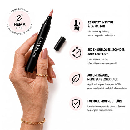 Stylos Vernis à Ongles — Sans Lampe UV  |  Noravio ™